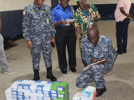 LRA Customs Turns Over 69 smuggled phones